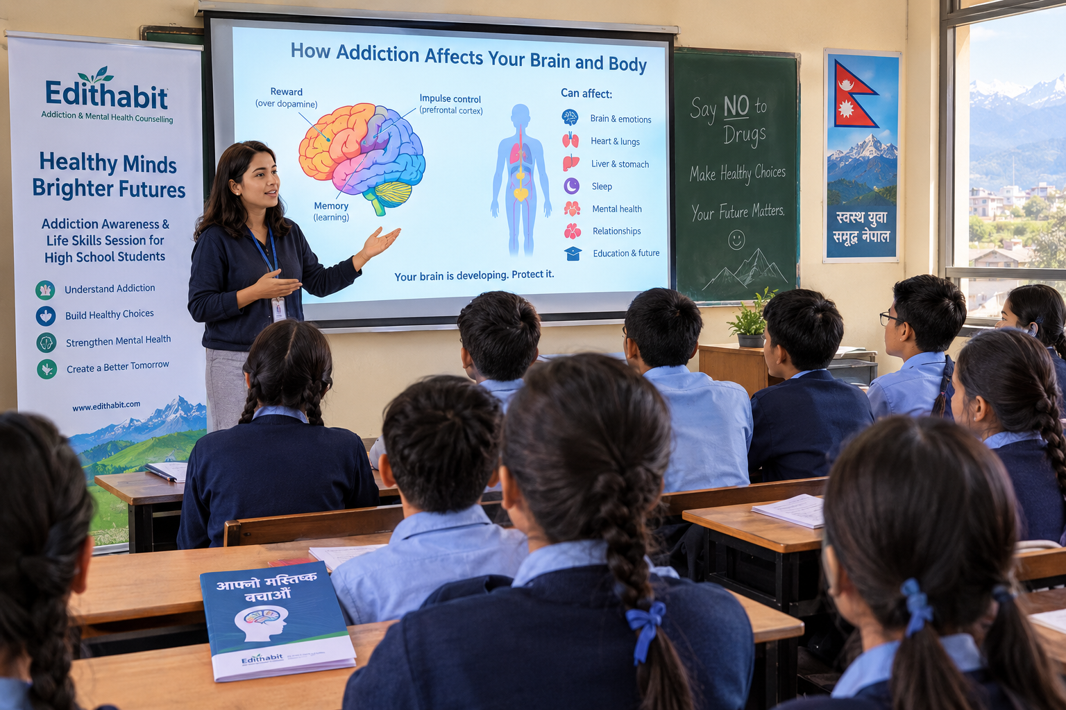 Why Nepal&rsquo;s High Schools Need Psychoeducation on Addiction